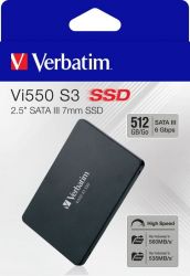 VERBATIM VI550 S3 2,5 COL SATA III 560/535 MB/S 7MM SSD 512GB