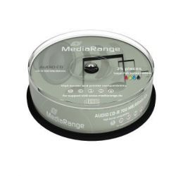 MediaRange CD-R 52X Audio Full Print Cake (25) /MR224/