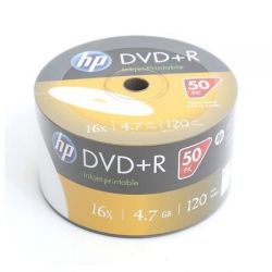 HP DVD+R 4.7GB 16X FullPrint Shrink (50)