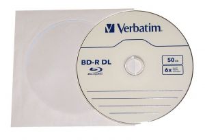 Verbatim BD-R 50GB 6X V PAPIEROVEJ OBLKE