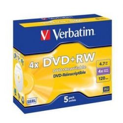 Verbatim DVD+RW 4x Jewel Case (1)